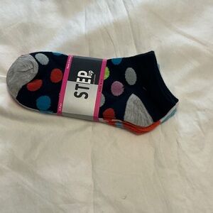 Women's Polka Dot Ankle Socks - Multicolor